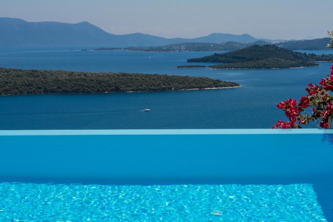 Villa Pasithea - Breathtaking Seaviews, Infinity Pool, Privacy, Close To The Beach Nydri  Exterior photo