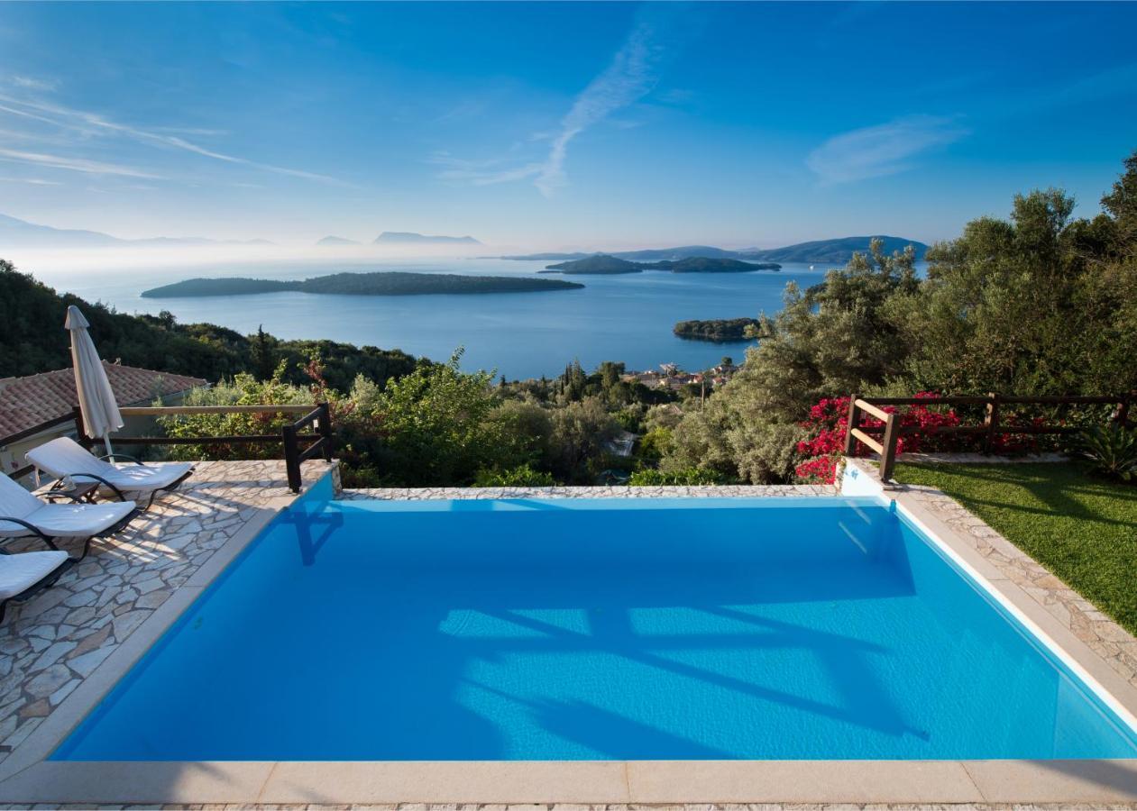 Villa Pasithea - Breathtaking Seaviews, Infinity Pool, Privacy, Close To The Beach Nydri  Exterior photo